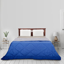 Load image into Gallery viewer, Restolex - All season Reversible Comforter Persian Blue (7469364052132)
